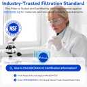 Fil-Fresh EDR1RXD1 Refrigerator Water Filter Replacement for EveryDrop Filter 1, Whirlpool W10295370A, WHR1RXD1, KAD1RXD1, P4RFWB, P8RFWB2L, Kenmore 46-9081, 46-9930, Fridge Water Filter, 3 Packs