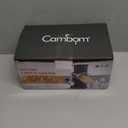 Cambom Rotary Cheese Grater Hand Crank Cheese Shredder for Fresh Cheese, Vegetable, Nuts,Non-slip Suction Base, Free Cleaning Brush Three Blades, Black