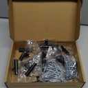 25 Pack 2 inch Cabinet Pulls Matte Black Stainless Steel Kitchen Cupboard Handles Cabinet Handles 2"Length