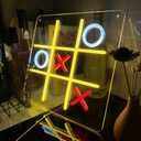 2 x Chessboard Neon Sign, Chess Game LED Sign Night for Game Room Wall Art, Playing Chess Light Up Sign for Beer Bars, Offices, Clubs, Man Caves, Pubs and Bedrooms