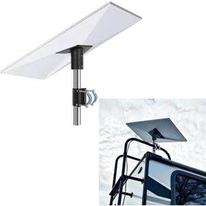 Starlink Gen 3 Mount Kit, Rustproof Stainless Steel Compatible with STARLINK Standard Dish for RV and Pole Mount, Adjustable Horizontal and Vertical Installation