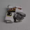 Dickies Men's Dri-Tech Original Moisture Control Crew Socks, (Medium, White (6 Pairs))