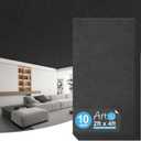 Art3d Acoustic Drop Ceiling Tiles 2x4 ft, 10-Pack Polyester Ceiling Panels, 24*48 10pcs