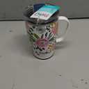 Swig Life 18oz Travel Mug, Insulated Tumbler with Handle and Lid, Cup Holder Friendly, Dishwasher Safe, Stainless Steel, Travel Coffee Cup (Primrose)