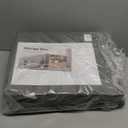 DIMJ Closet Organizers and Storage - Fabric Bins with Drawers for Closet Foldable Clothes Organizers with Clear Window, Stackable Storage Drawers Units for Bedroom, Living Room, 4-Pack, Grey