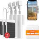 SwitchBot Smart Electric Motorized Blinds Kit with Hub Mini Matter-2.4G WiFi Remote Control, Solar Powered, Compatible with Alexa, Google Home and Siri, Light Sensing Control, Unlimited Group Control