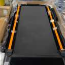 Walking Pad with 12% Incline, Under Desk Walking Pad Treadmill with Handle Bar & Removable Desk Workstation, 3 in 1 3.5HP Foldable Treadmill 300lbs Capacity for Home Office with Remote Control (Orange)