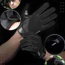 COFIT Anti-Slip Cycling Gloves for Men Women, Touchscreen Breathable Gloves Mountain Bike Gloves for BMX ATV MTB Riding, Road Racing, Bicycle, Climbing, Boating (XX-Large, 5. Full-finger Black)