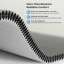 CINONEKO Motorized Cellular Shades with Remote,No Drill Smart Blackout Honeycomb Blinds, Cordless Automatic Electric Window Shade with Solar Panel, Alexa & Google, Rechargable, Grey 48" W x 64" H
