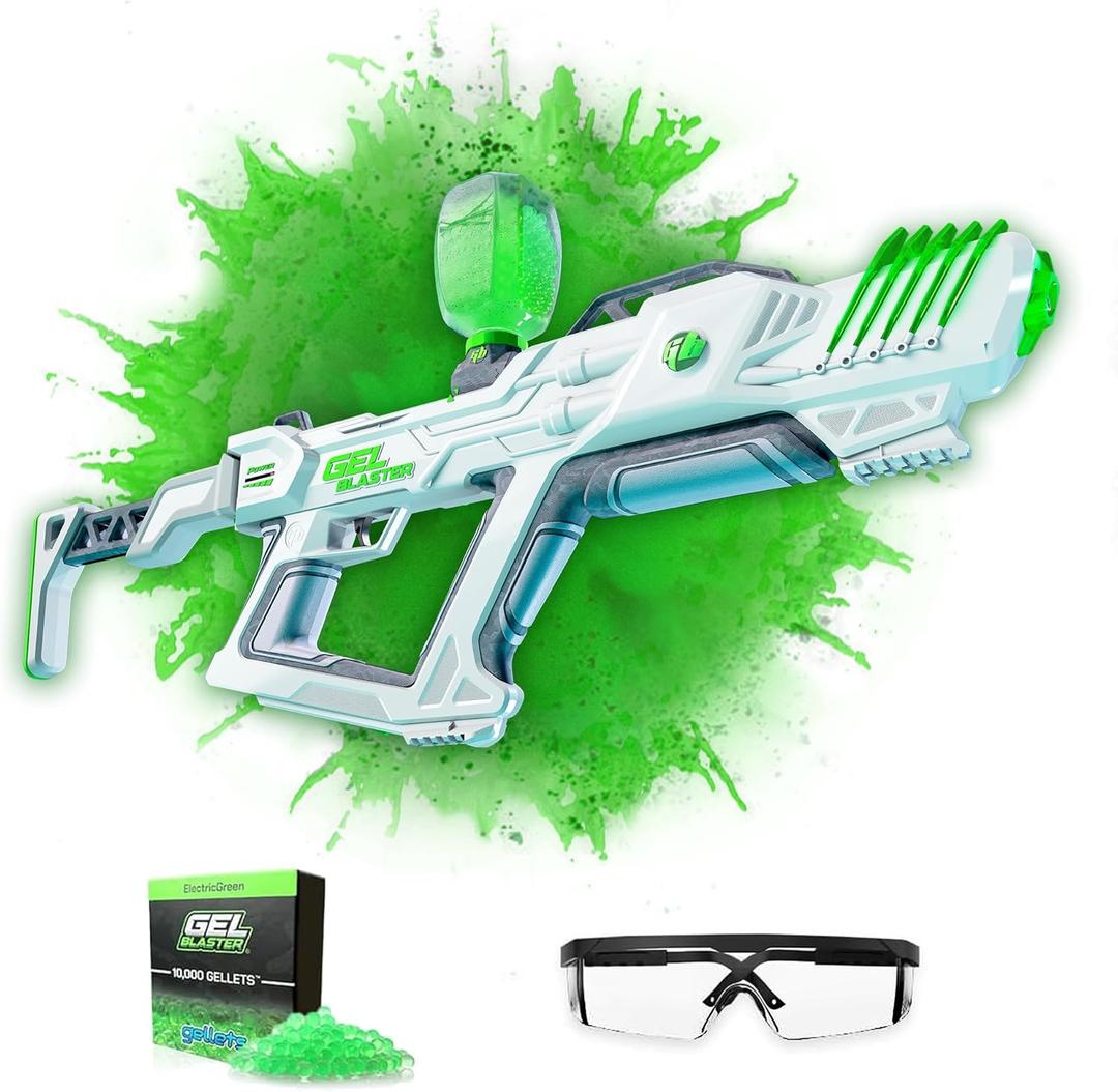The Original Supersized Gel Blaster Surge XL - Splat Ball Gun 150+ Foot Range - Toy Gel Blasters with Water Based Beads - Semi, Full-Auto, Triple Burst Modes - Outdoor Games & Toys - Ages 14+