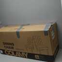 COLAMY Tufted Dining Chairs Set of 2, Accent Parsons Diner Chair Upholstered Fabric Stylish Kitchen Chairs with Solid Wood Legs and Padded Seat, Beige