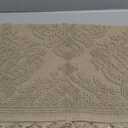Jean Pierre - Ricardo Bath Mat, Woven Fringe Bathroom Rugs, 100% Cotton, Premium Bathroom Decor - Measures 17" x 31" - Linen