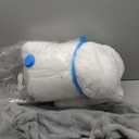 Hollypet Fluffy Dog Cat Bed Pet Couch Beds Plush Soft Warming Washable Puppy Bed for Small Medium Dogs and Large Cats, Silver Gray, 24" L x 18" W x 10" Th