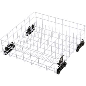 Upgraded W10161215 Dishwasher Rack Replacement Parts for Whirlpool Dishwasher Lower Rack With Dishwasher Wheels DU840DWGQ1 DU915PWPS2 Whirlpool Dishwasher Dishrack Assembly Bottom Rack Shelf Drawer