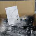 HUANUO FlowLift Dual Monitor Stand, Fully Adjustable Gaming Monitor Desk Mount for 1332 Computer Screens, Full Motion VESA 75x75/100x100 with C-Clamp & Grommet Base, Each Arm Holds 4.4 to 19.8 lbs