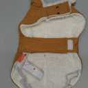 KYEESE Dog Coat Windproof Dog Coats for Small Dogs Waterproof Dogs Jacket with Fleece Lined Warm Pet Winter Puffer Coat with Leash Hole Thick Cat Clothes with Pocket Soft Pet Sweater for Cold Weather.Size M