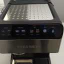 Chefman CafMaster Pro Espresso Machine, Brew Single or Double Shots, Coffee Maker with Built-In Milk Frother for Cappuccino & Latte, XL 1.8 Liter Removable Water Reservoir - Stainless Steel