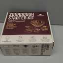 Superbaking Banneton Bread Proofing Basket Set with Silicone Dough Sling, 9" Splinter-Free Proofing Basket, Non-Stick Dutch Oven Liner, Sourdough Starter Kit, Sourdough Bread Baking Supplies & Tools