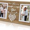 4x6 Desktop Picture Frame Personalized Wedding Gifts for Couples Picture Frame, Mr & Mrs Love Photo Frame Bridal Shower Gift for Bride Unique Wedding Gifts for Newlyweds Thanksgiving Christmas