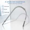 Commercial Sink Sprayer Hose,Commercial Kitchen Sink Faucets Flexible Hose Replacement(44 inch),with 304 Stainless Steel Pre Rinse Spring, Suitable for Use with Commercial Faucets