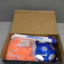 3-in-1 Hover Hockey Soccer Ball Set, Rechargeable Air Soccer and Floating Battery Hockey Kids Toys with LED Lights and Foam Bumper, 2 Goals for Boys and Girls Ages 4 5 6 7 8-12 for Indoor/Outdoor Game