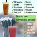 20 oz Clear Plastic Cups with Lids and STRAWS, Disposable Drinking Cups for Cold Drinks, Iced Coffee, Milkshakes, Smoothies, 25 Sets, 50 Piece Set