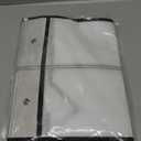GOMAJI 2PK 12 Large Pockets Over Door Hanging Shoe Organizer (White)