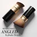 LAURA GELLER NEW YORK Cosmetic Professional Makeup Brushes - Cruelty-Free 02 Retractable Angled Kabuki Brush
