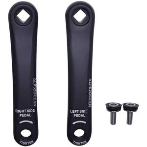 Alps2Ocean Universal Bike Crank Arms,89MM/102MM/114MM/127MM/140MM/152MM/160MM/165MM/170MM/175MM in Diamond Hole Bike Crank Arm for City Bike,Folding Bike,MTB,Ebike,Road Bike,Exercise Bike