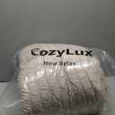 CozyLux King Size Comforter Set Beige Seersucker 7 Pieces Bed in a Bag King Comforter Set with Sheets, Luxury Soft Bedding Set with Down Alternative Comforter, Sheets, Pillowcases & Shams All Seasons