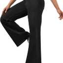 AVAMO Stretchy Flare Jeans for Women High Waisted Pull On Bell Bottom Jeans Trendy Elastic Tummy Control Denim Pants