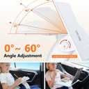 Car Seat Tray Table, Adjustable Travel Tray for Kids/Adults, Car Lap Desk for Laptop Computer Tablet Book, Front Passenger/Rear/Driver Seat Food Eating, Essentials Accessories for Long Trips