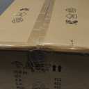 Arc Floor Lamp for Living Room, Stylish Rattan Boho Floor Lamp with 3 Color Temperature Dimmable LED Bulb, Farmhouse Tall Lamp, Arched Standing Lamp for Office Bedroom Living Room Corner (Black)