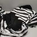 Boho Couch Cover, Sofa Cover, Sofa Covers for 2 Cushion Couch, Washable Sectional Couch Covers for Dogs Pet Furniture Protector Couch Cover Blanket for Living Room (2# Black, 71" x 102")