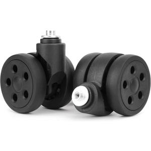 Luggage Replacement Wheels, 2 Pcs Suitcase Double-Row Wheels for DIY Repair Spare Suitcase Casters Replacement Luggage Parts, V-LN5