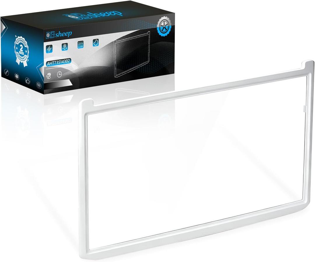 AHT73514302 Refrigerator Glass Shelf Replacement Fit for‌ Kenmore 79568032210 79579439218 79579432216 Refrigerator Door Shelf LTCS24223S/07 LRTLS2403S/00 LTWS24223S/01