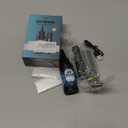 Akisey UV Resin Kit with Light, 50g UV Resin with Rechargeable 395NM UV Flashlight, Fast Curing in Seconds, UV Glue Adhesive for Bonding Jewelry, Plastic, Glass & Acrylic Repair Kit with Mat, Gloves