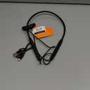 Rythflo Active Noise Cancelling Headphones, Wireless in Ear Neckband Blutooth Headphones with 3 AI Mics ENC, 60Hrs Playtime, V5.3 Multipoint Connection Magnetic Earbuds for Work/Travel/Home/Office (Black)