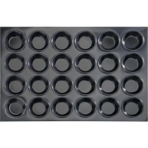 New Star Foodservice 37937 Commercial Grade Aluminum Non-Stick 24-Cup Muffin Pan