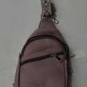 Telena Sling Bag for Women Crossbody Bags Purse for Women Vegan Leather Fanny Pack with Adjustable Strap (0-brown)