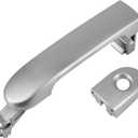 Door Handle with Keyhole Fits for 2007-2011 Nissan Versa 2007-2012 Tiida 82641EL12A N1310130 Front Left Driver Side xterior Door Handle (Silvery)