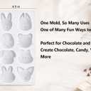 2 x SKZZ CartoonTheme Baking Silicone Mold for Cake Decoration, Cookie,Chocolate,Candy, Fondant, Jelly,Non-Stick Flexible DIY Dessert Make