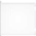 dearlomum Retractable Baby Gate,Mesh Baby Gate or Mesh Dog Gate,33" Tall,Extends up to 71" Wide,Child Safety Gate for Doorways,Stairs,Hallways,Indoor/OutdoorWhite,33"x71"