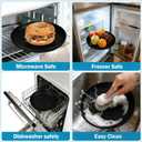 Mtgluk Wheat Straw Dinnerware Set for 4, Plastic Plates, Bowls, and Cups, Unbreakable, Dishwasher & Microwave Safe, Eco-Friendly, Ideal for Family Meals, Camping, and Picnics (Light color)