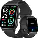 Fitpolo Smart Watches for Men Android & iPhone, Alexa Built-in [1.8" HD Screen] IP68 Waterproof Fitness Watch with Bluetooth Call (Answer/Make), Heart Rate/Sleep/SpO2 Monitor, 105+ Sports Tracker