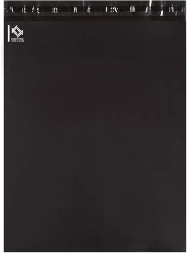 KKBESTPACK 194Pcs Poly Mailer Envelopes Shipping Bags Self Adhesive Waterproof Bags (Black), 10x13 inch