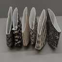 Hoolerry 6 Pcs Decorative Toilet Paper Roll Cover Fit regular Roll Within 4.3 x 5.1'' Reusable Felt Fabric Toilet Tissue Holder Tissue Paper Cover Wrap for women Bathroom Decor Hotel Gift(Trendy)