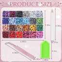 Hotfix Rhinestones Kit, Bedazzling Gems Art for Adults (SS6) | Fabric Rhinestones for Clothing, Heat Transfer Rhinestone Hot Fix Crystals Rhinestones with Tweezers, Gems for Craft