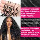 Pre-Separated Human Crochet Hair Deep Water Wave Curly Miracle Knots Crochet 100% Human Hair Bundles Braiding Hair 14 Inch 50g Knotless Feather Invisible Crochet Hair Extensions for Women, Black