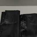 Bedsure Satin Pillowcase for Hair and Skin Queen - Black Silky Pillowcase 2 Pack with Envelope Closure, Similar to Silk Pillow Cases, Gifts for Women Men, 20x30 Inches, 2pcs